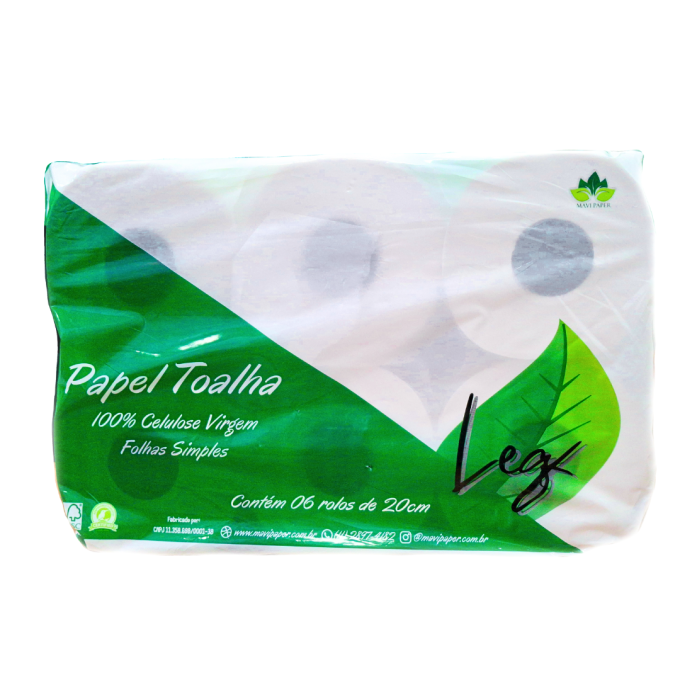 TOALHA BOBINA LEAF 200M