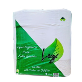 HIGIENICO ROLAO 08X09X300M FS LEAF