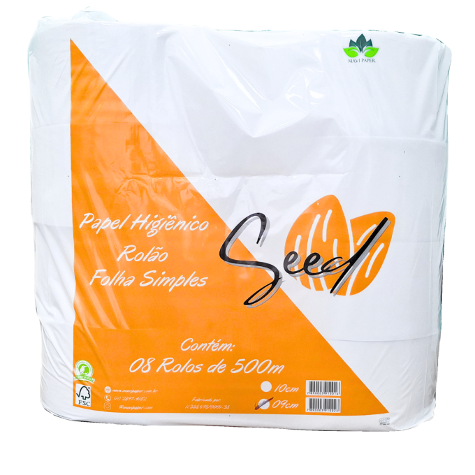 HIGIENICO ROLAO 08X09X500M FS SEED